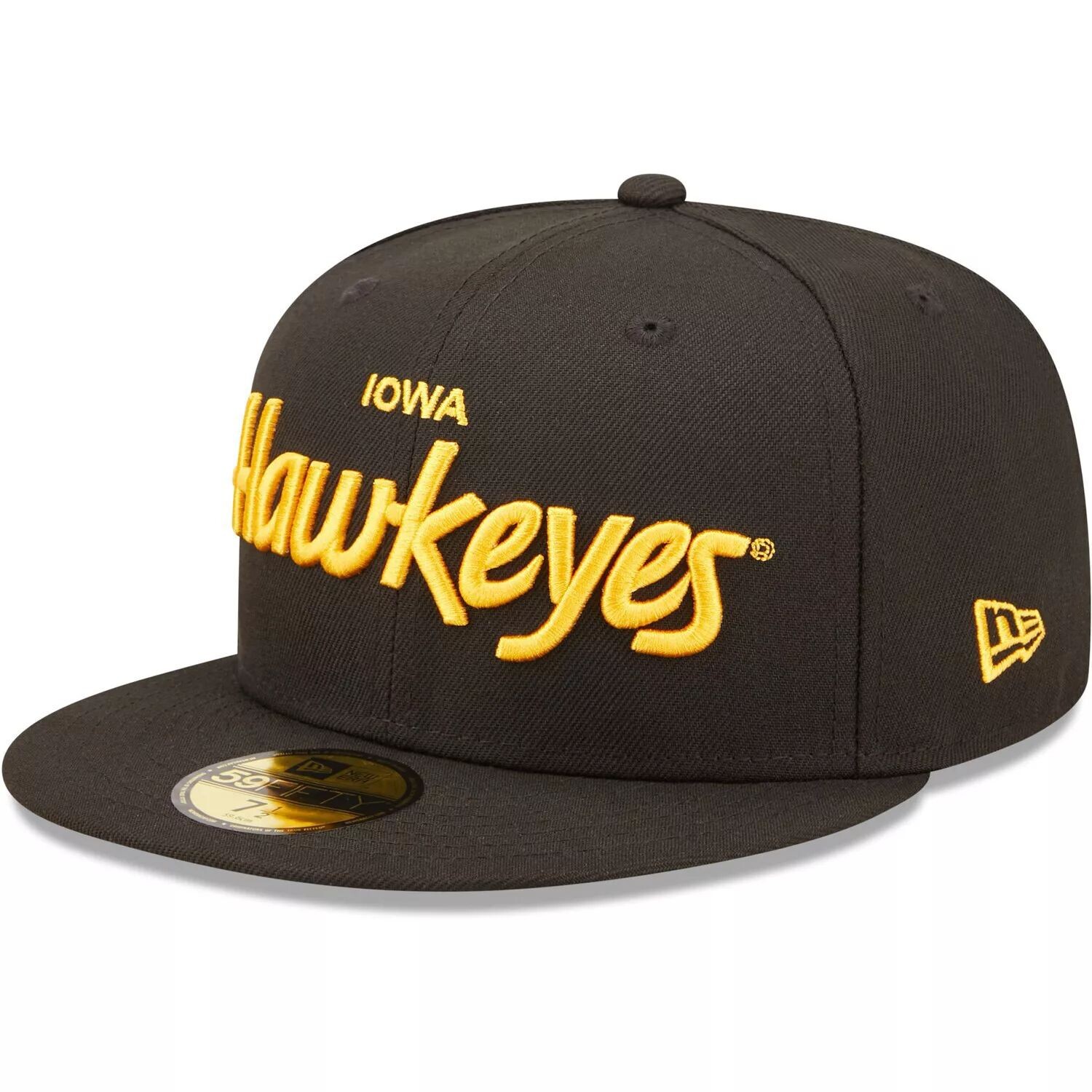 

Мужская приталенная шляпа New Era Black Iowa Hawkeyes Griswold 59FIFTY