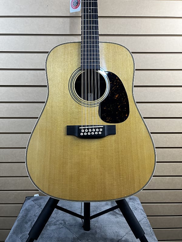 Акустическая гитара Martin HD12-28 12-String Acoustic Guitar - Natural w/OHSC & PLEK*D #829 акустическая гитара martin 000 28 tinted natural acoustic guitar w ohsc