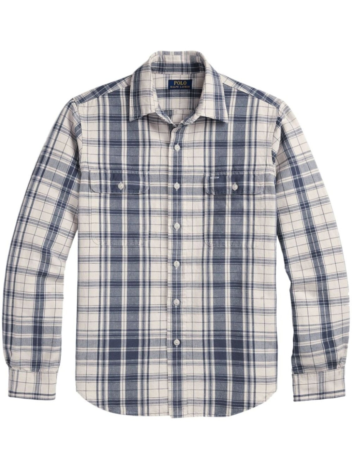 

Polo Ralph Lauren рубашка в клетку, нейтральный цвет