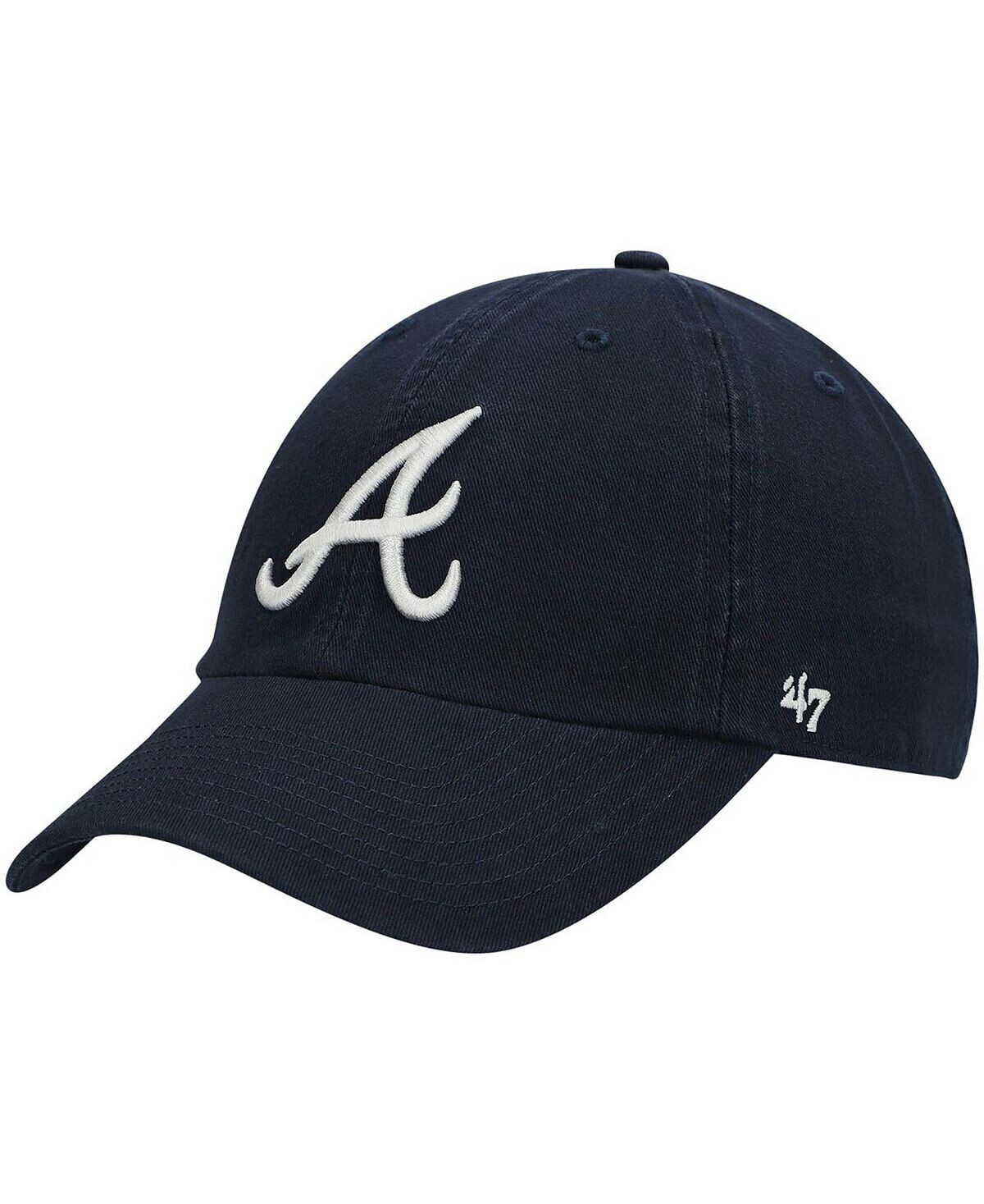 

Мужская темно-синяя бейсболка Atlanta Braves Road Clean Up '47 Brand