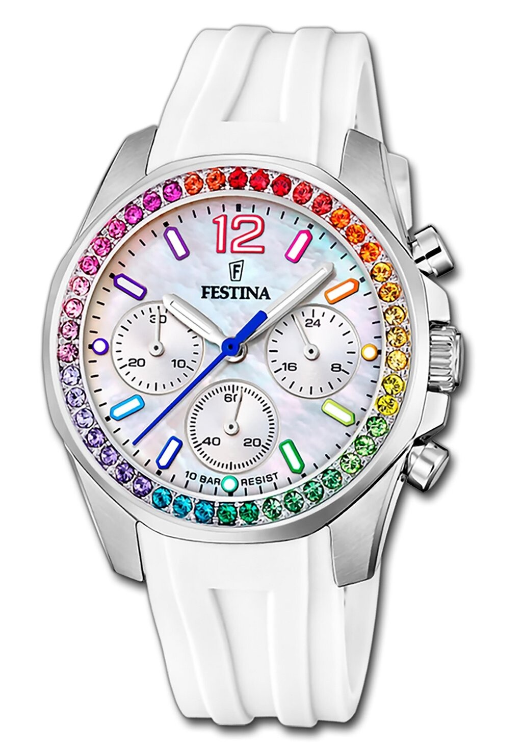 Хронограф Festina, цвет silberfarben