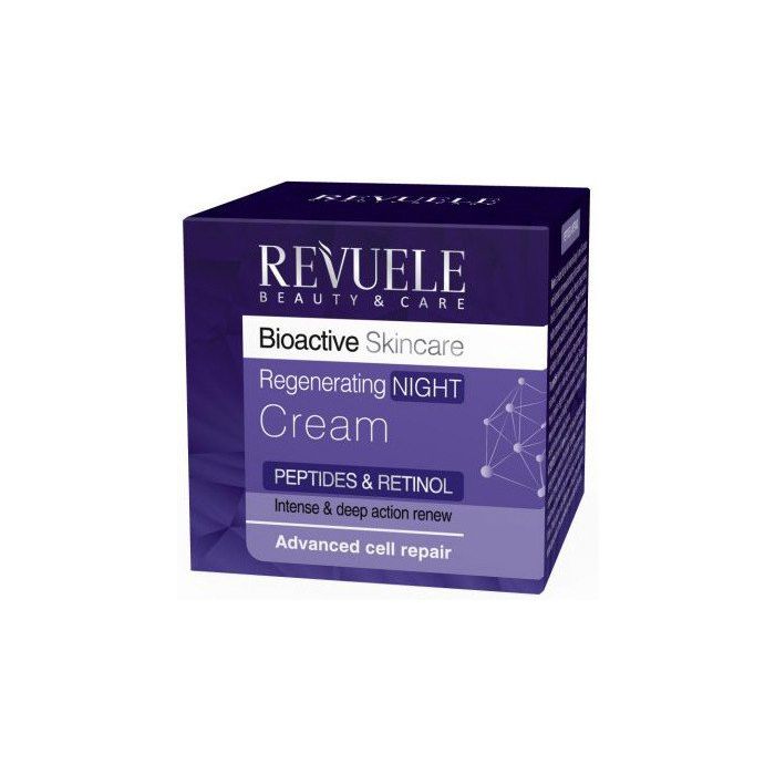 Ночной крем Bio Active Retinol + Peptides Crema de Noche Revuele, 50 ml ночной крем retinol 24 max eye crema de noche olay 15 ml