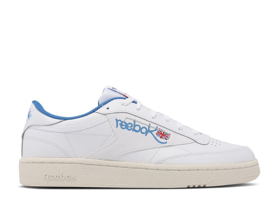 

Кроссовки Reebok Club C 85 'Graffiti Pack - White Kinetic Blue', белый