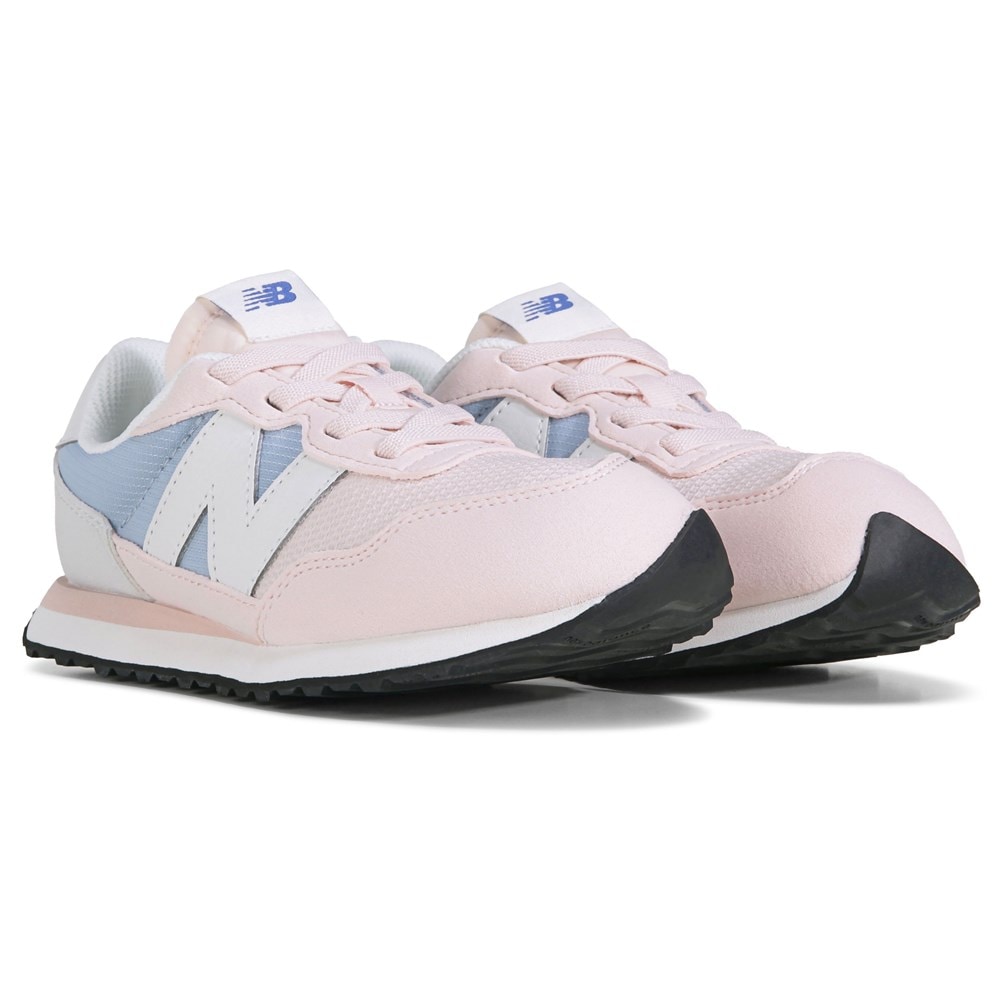 

Детские кроссовки без шнуровки 237 в стиле ретро Little Kid New Balance, розовый