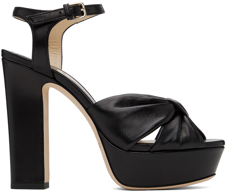 

Черные босоножки на каблуке Heloise 120 Jimmy Choo
