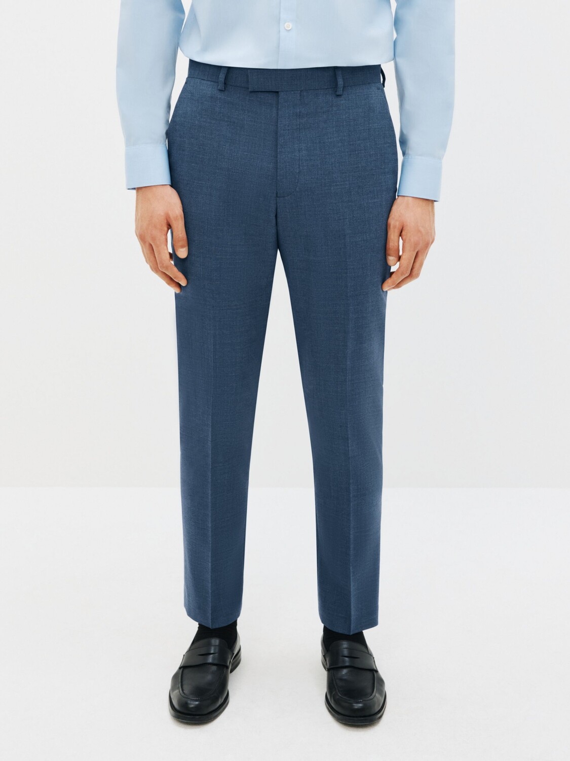 

Костюмные брюки узкого кроя Kin Melange, Airforce Blue