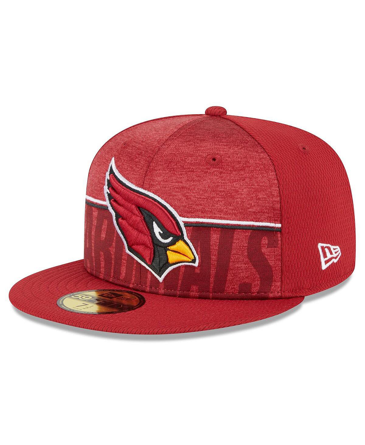 Мужская облегающая кепка Cardinal Arizona Cardinals 2023 NFL Training Camp 59FIFTY New Era мужская черная кепка cardinal arizona cardinals на драфте нфл 2022 года 59fifty new era