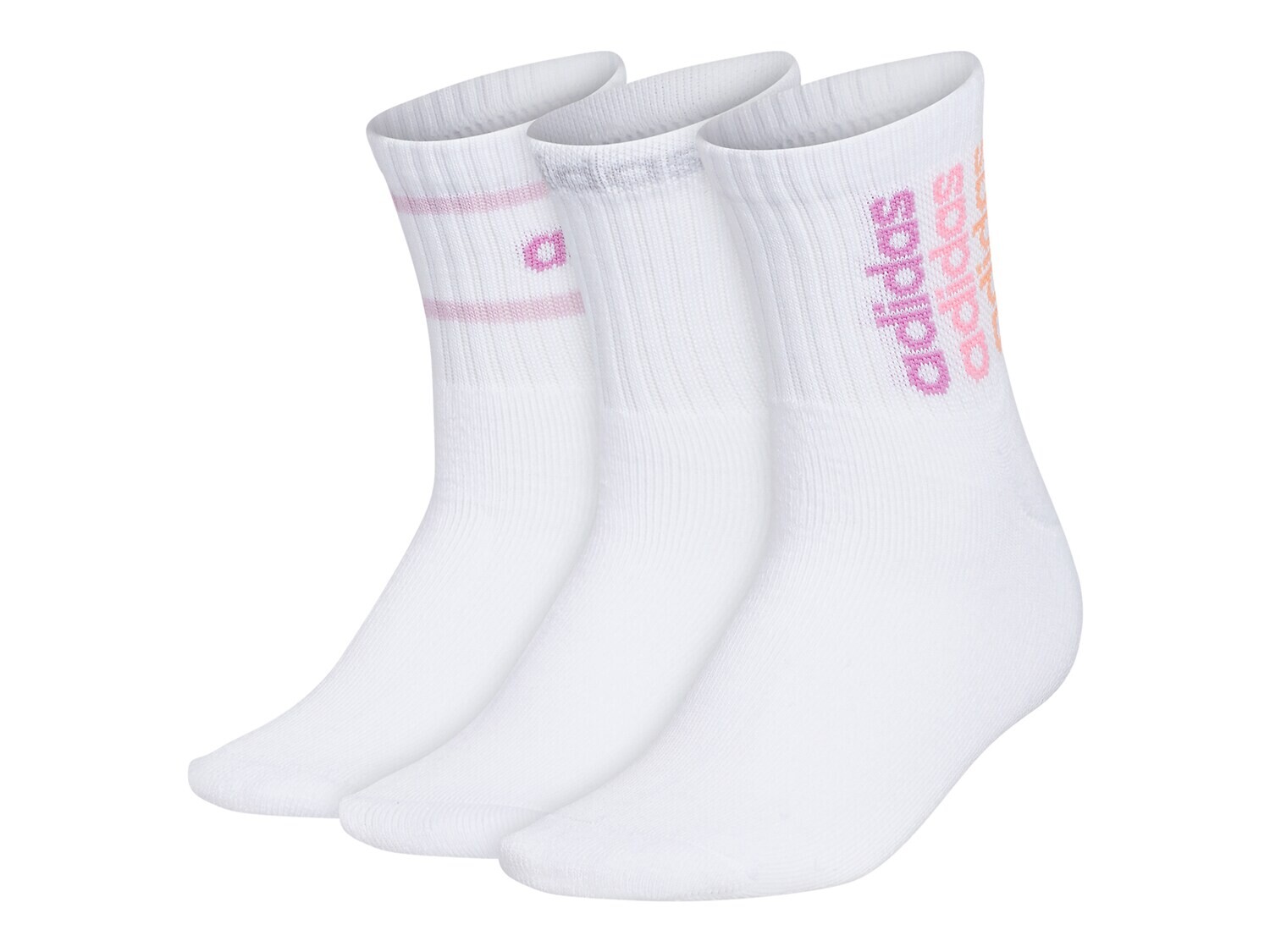 

Женские носки Sport Linear до щиколотки (3 шт.) adidas, белый/мультиколор