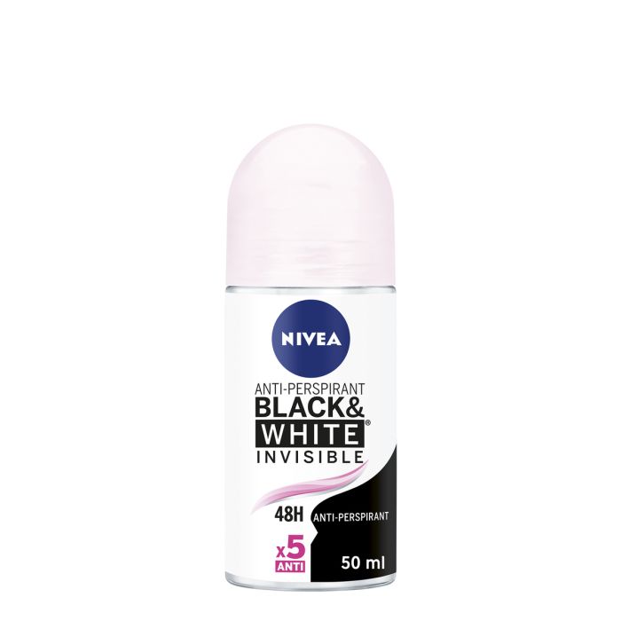 Дезодорант Invisible For Black & White Desodorante Roll On Nivea, 50 ml agrado дезодорант роликовый for men c экстрактом бисаболола защита 48 часов