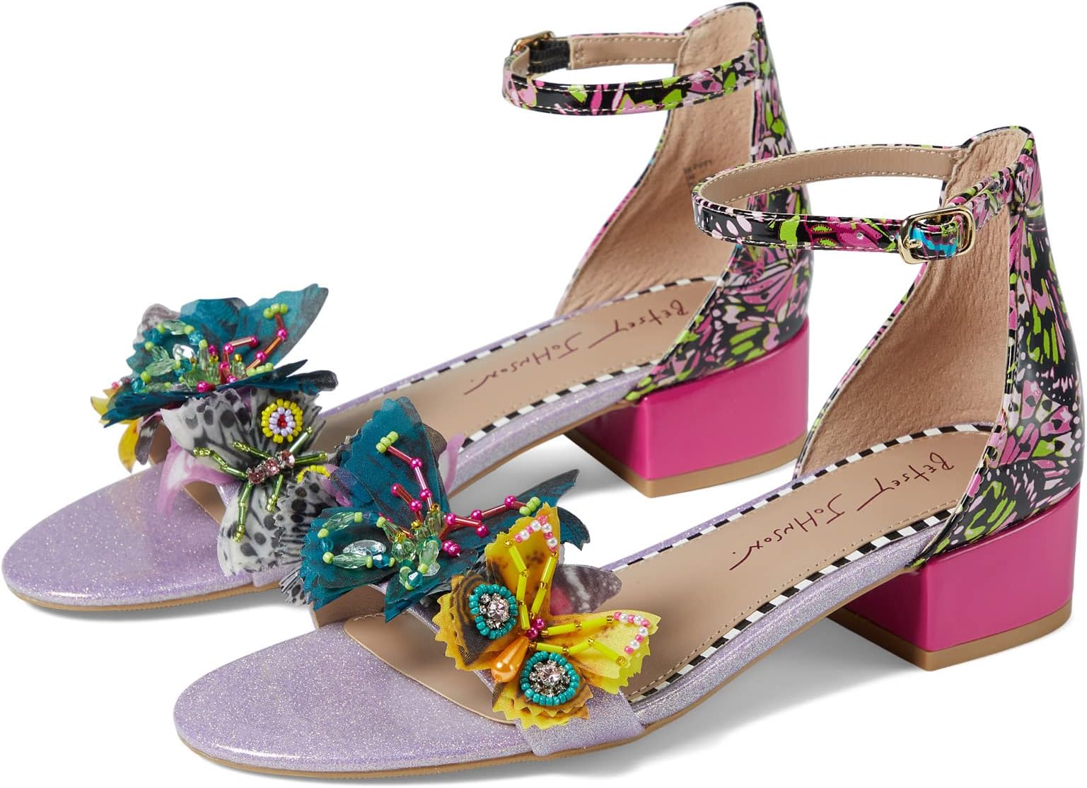 

Босоножки Pippy Betsey Johnson, цвет Purple Multi