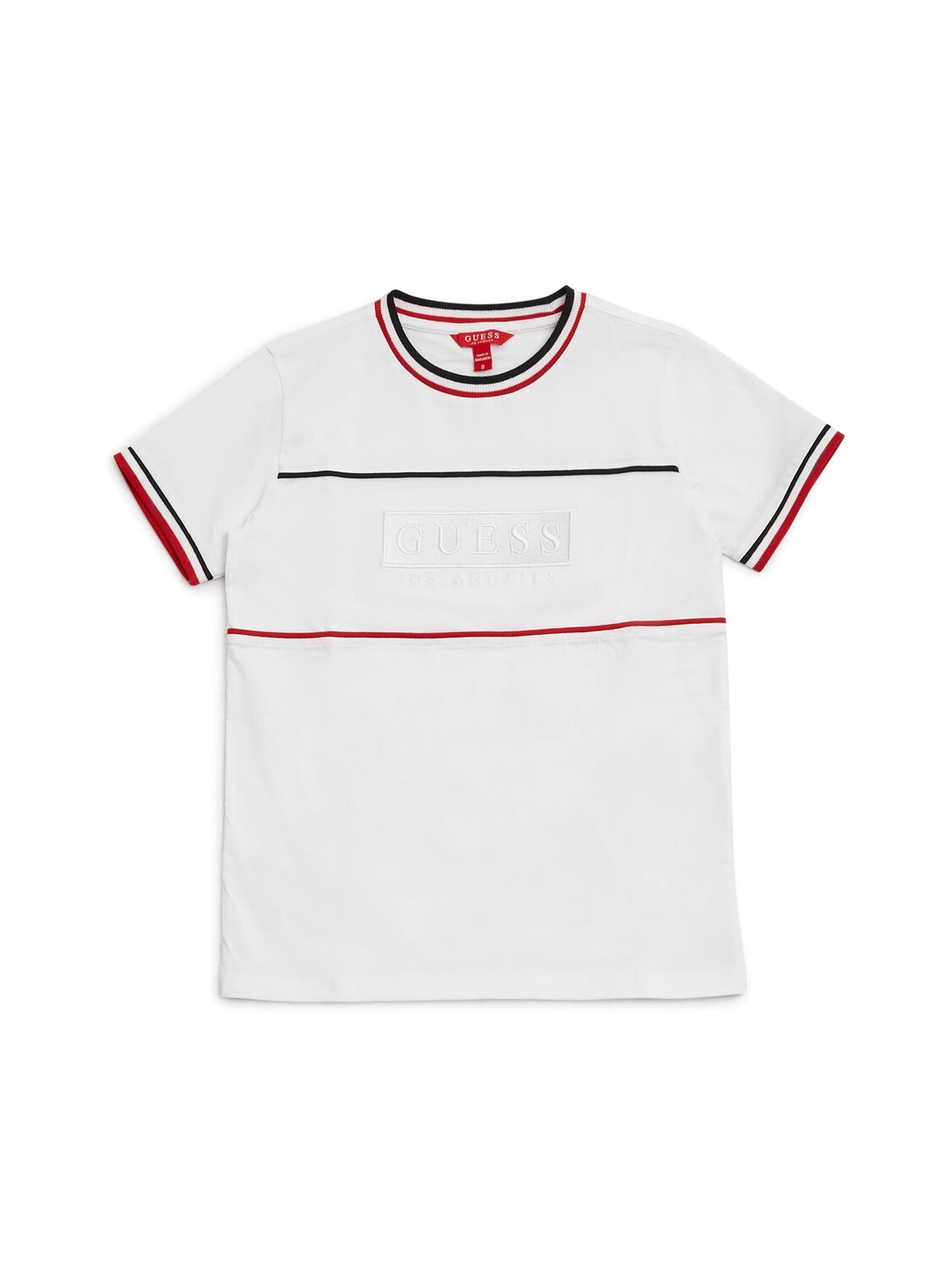 

Футболка Eco Joshua с вышитым логотипом (7–16) Guess Factory, цвет Pure White
