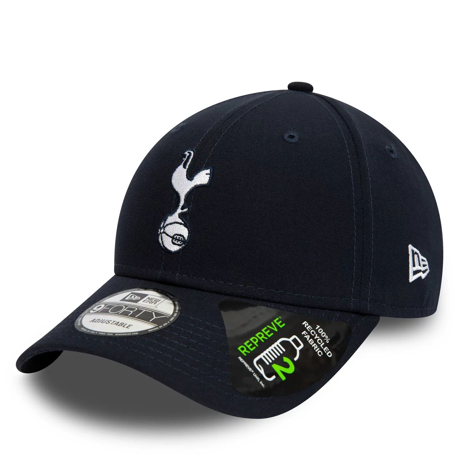 цена Мужская регулируемая кепка New Era Navy Tottenham Hotspur Logo Repreve 9FORTY