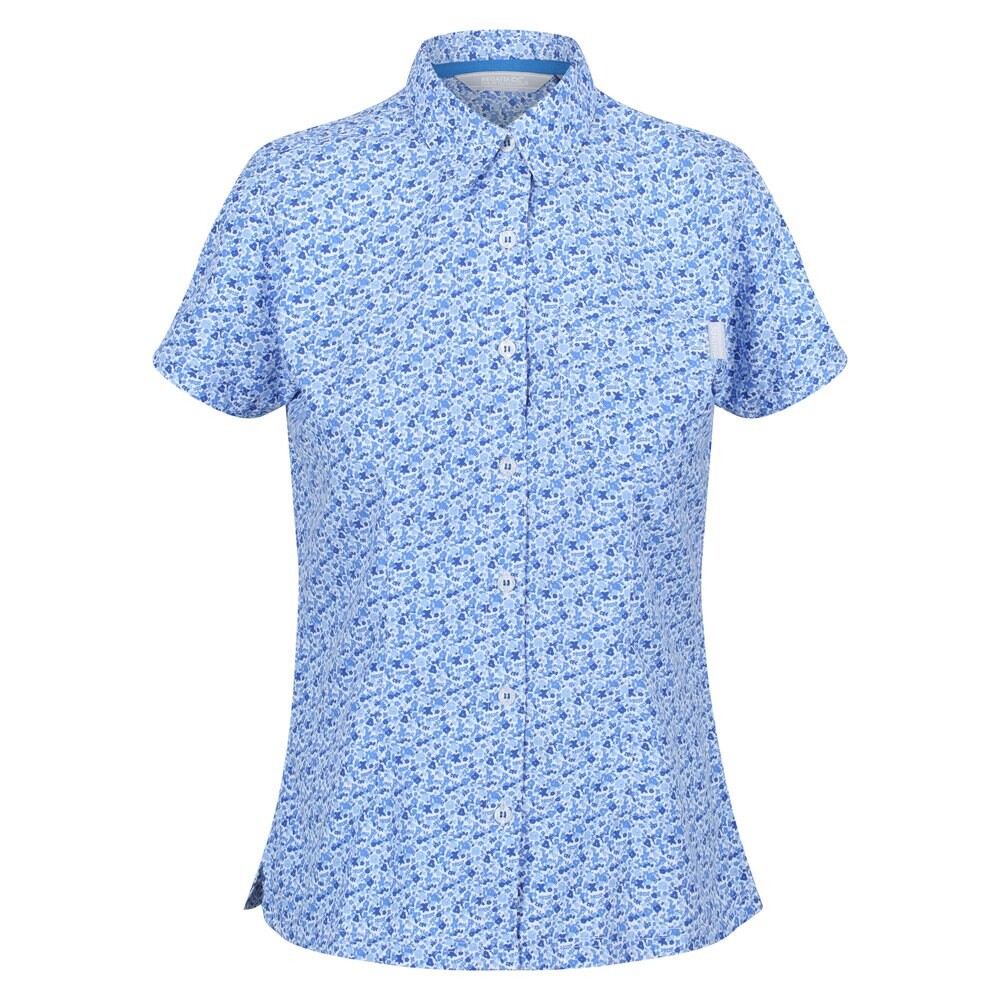 

Рубашка Regatta Mindano VI Ditsy Print, синий