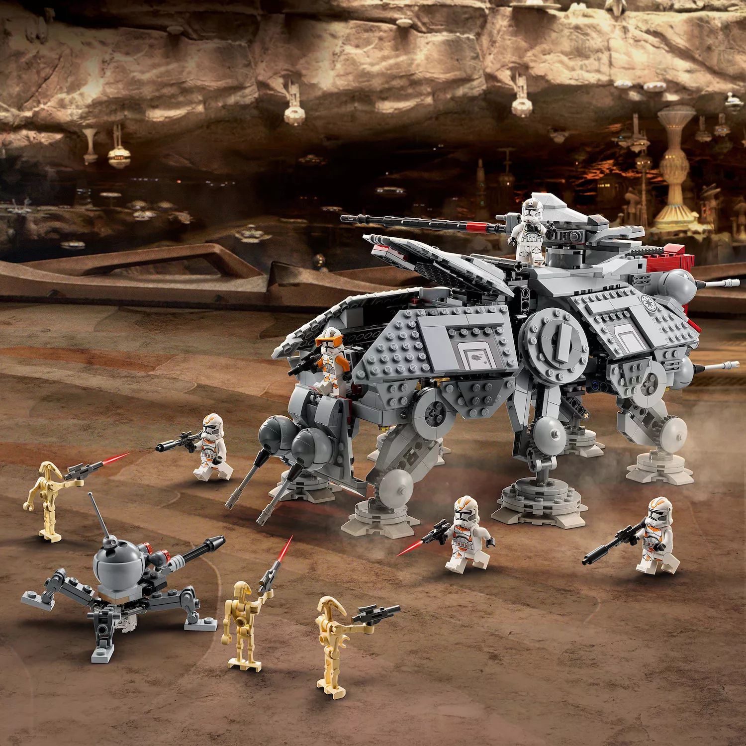 цена LEGO Star Wars AT-TE Walker 75337 Строительный комплект (1082 детали) LEGO