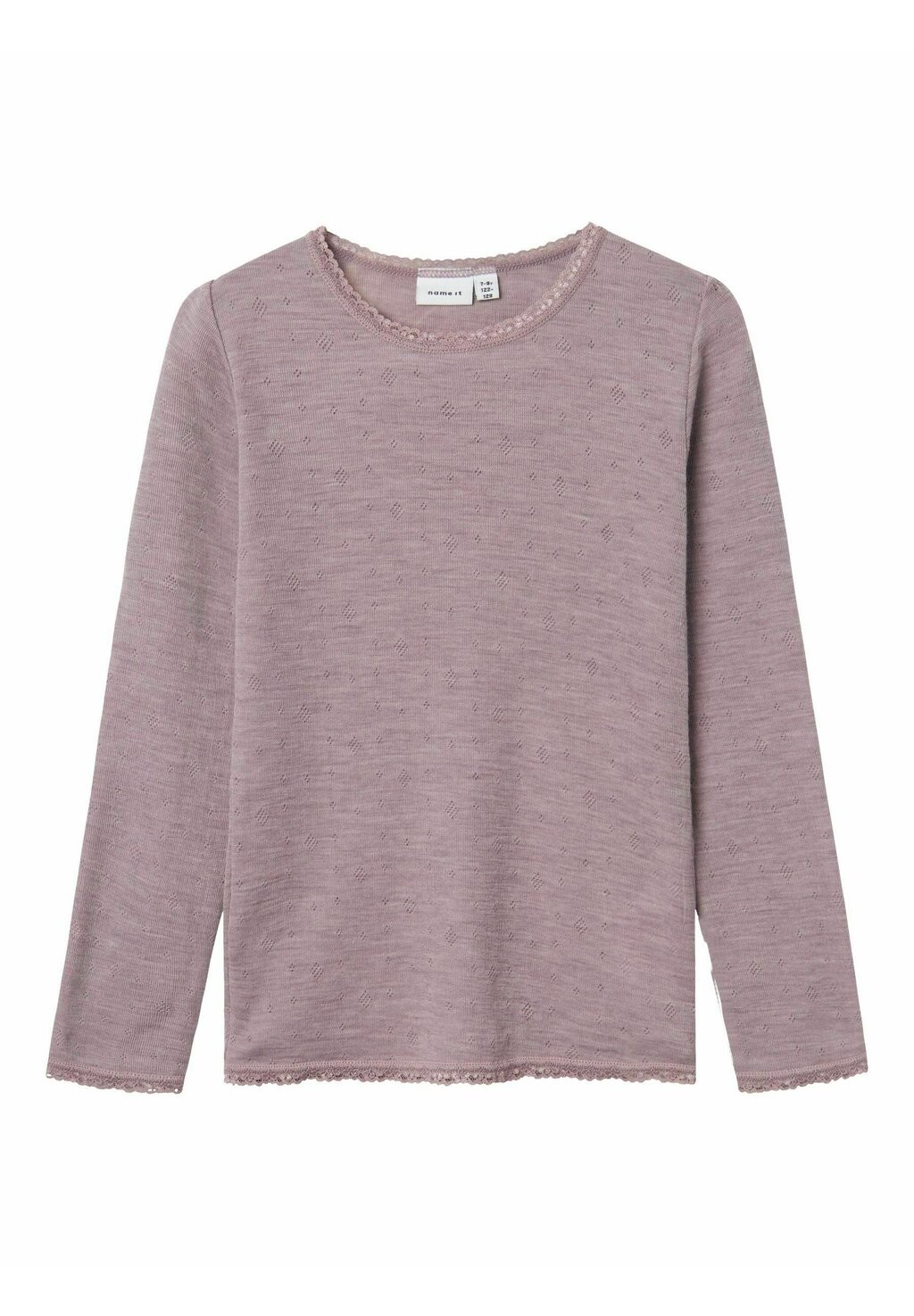 

Вязаный свитер MERINO Name it, пестрая сирень