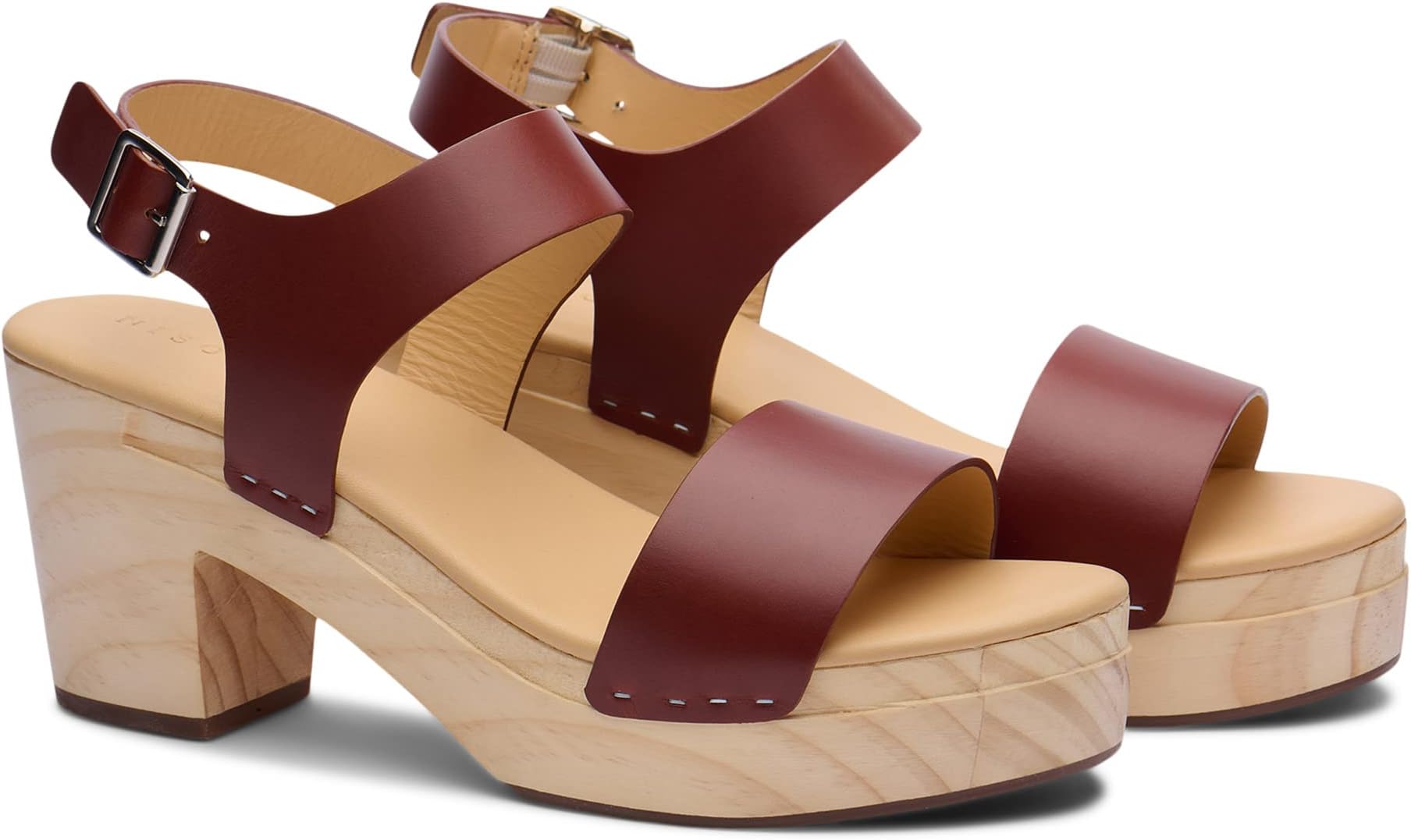 

Босоножки All-Day Open Toe Clog Nisolo, цвет Brandy