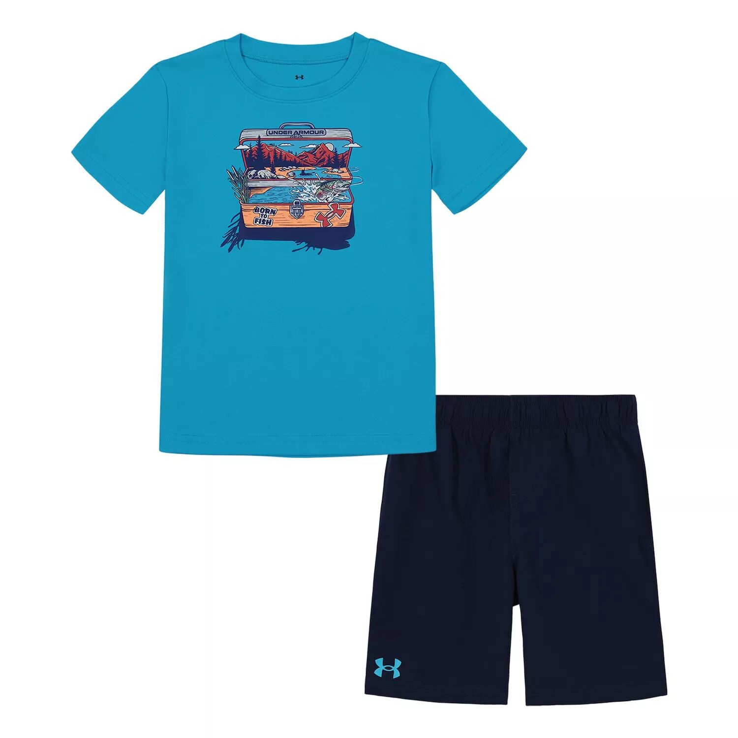 

Комплект футболки Under Armour Tackle Box и эластичных шорт для мальчиков 4–7 лет Under Armour