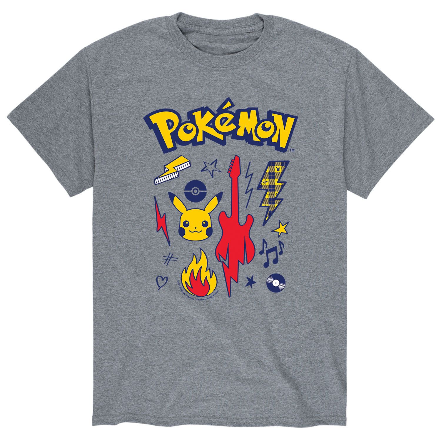 Мужская футболка Pokemon Punk Icons Licensed Character набор pokemon футболка obstagoon punk серая m кружка для свч