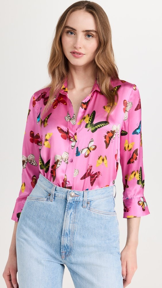 

Блуза L'AGENCE Dani 3/4 Sleeve