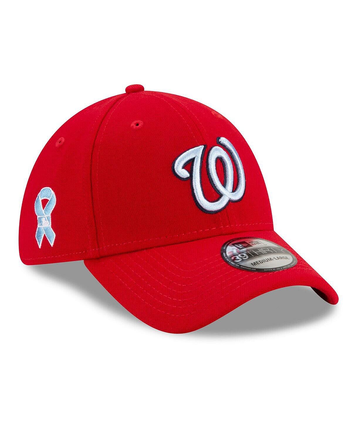 

Мужская красная шляпа Washington Nationals 2021 Father's Day 39THIRTY Flex Hat New Era