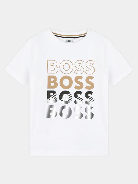 

Футболка облегающего кроя Boss, белый
