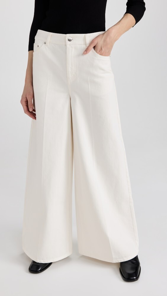 

Джинсы Tibi White Denim Murray, белый