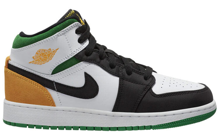 

Кроссовки Jordan 1 Mid SE White Laser Orange Lucky Green