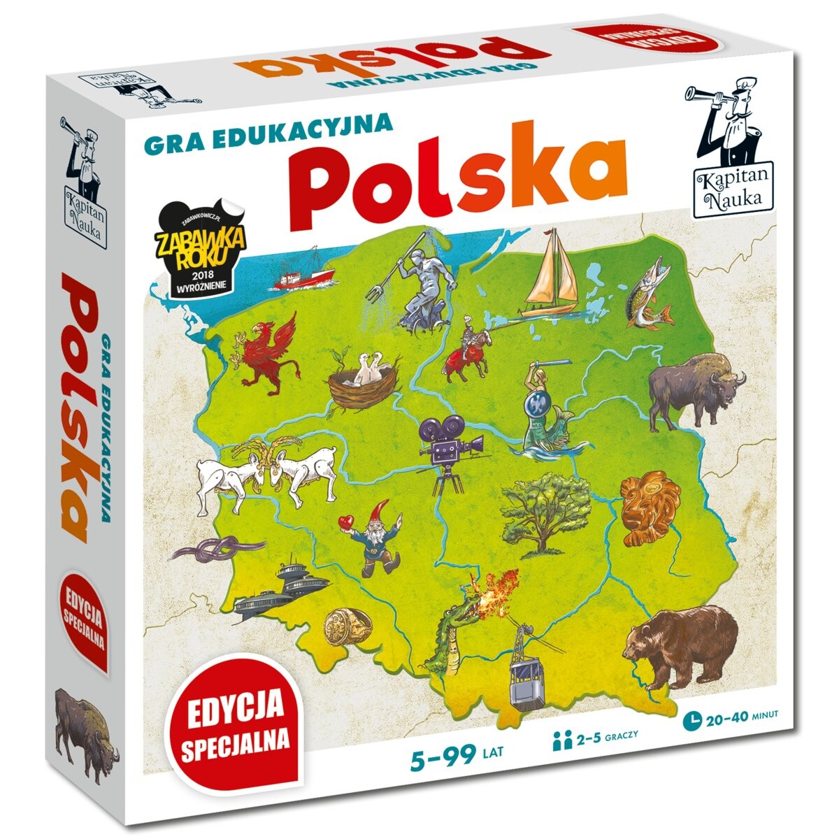 

Польша. Специальное издание обучающей игры «Капитан Наука». Kapitan Nauka