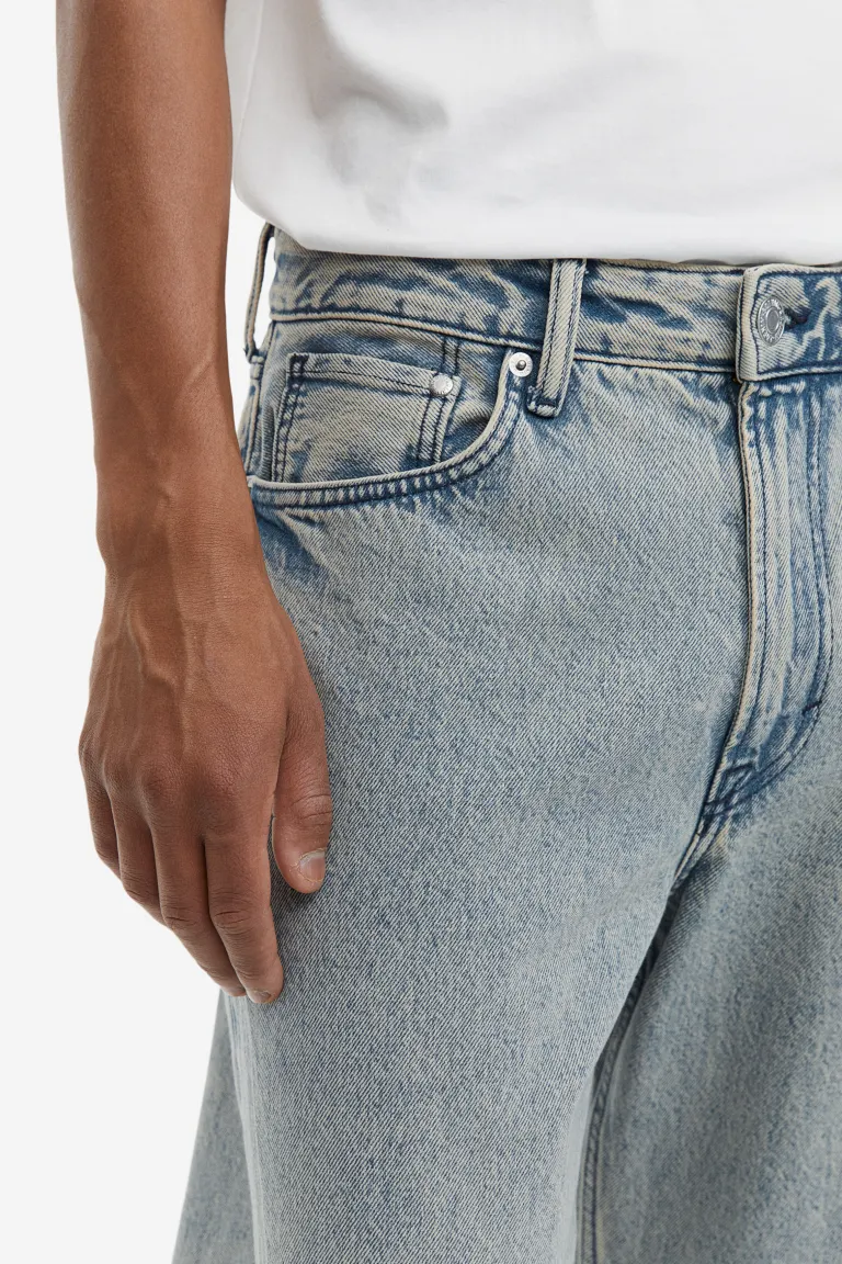 

Свободные джинсы H&M, синий