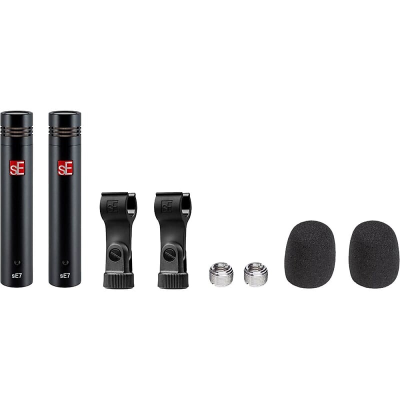 

Конденсаторный микрофон sE Electronics sE7 Small Diaphragm Cardioid Condenser Microphone Matched Stereo Pair