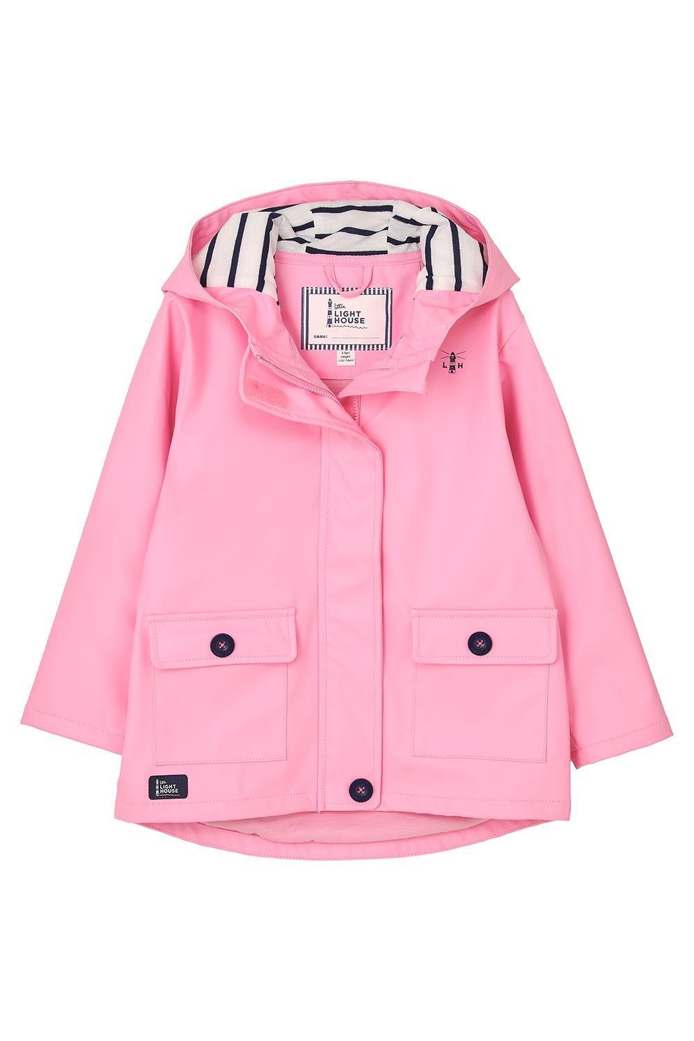 цена Прорезиненная водонепроницаемая куртка Heidi, плащ Lighthouse Clothing, розовый