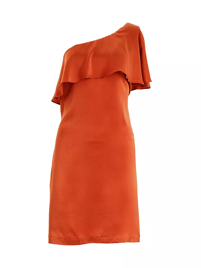 

Шелковое платье Lovina Penelope Secret Mission, цвет terracotta