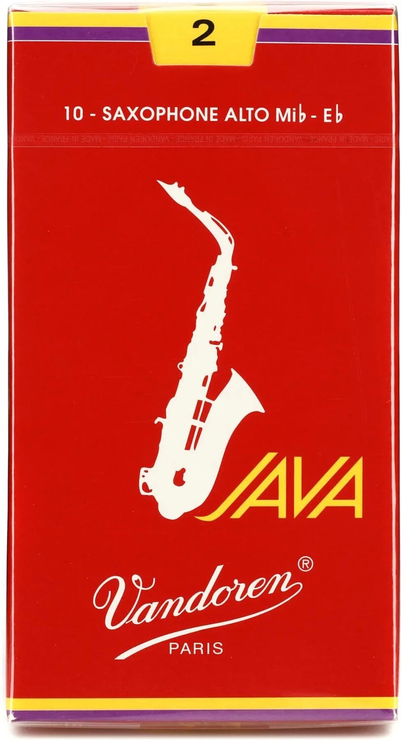 

Vandoren SR262R — красные трости для альт-саксофона JAVA — 2,0 (10 шт.)