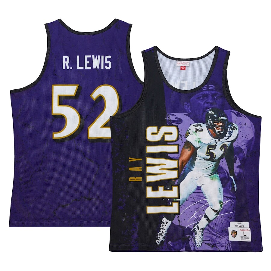 

Майка Mitchell & Ness Baltimore Ravens, фиолетовый