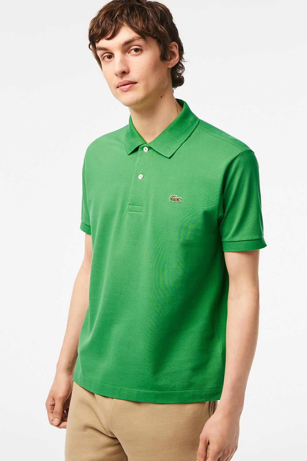 

Футболка-поло – зеленая – стандартного кроя Lacoste, зеленый