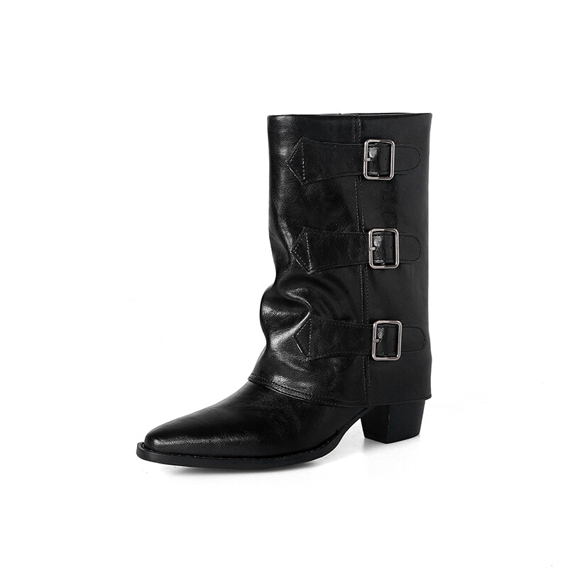 

Ботильоны женские Amazing Cure, цвет Black Fleece-lined