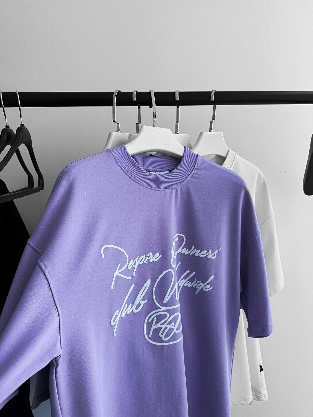 

Футболка Oversize с принтом Сиреневая ablukaonline