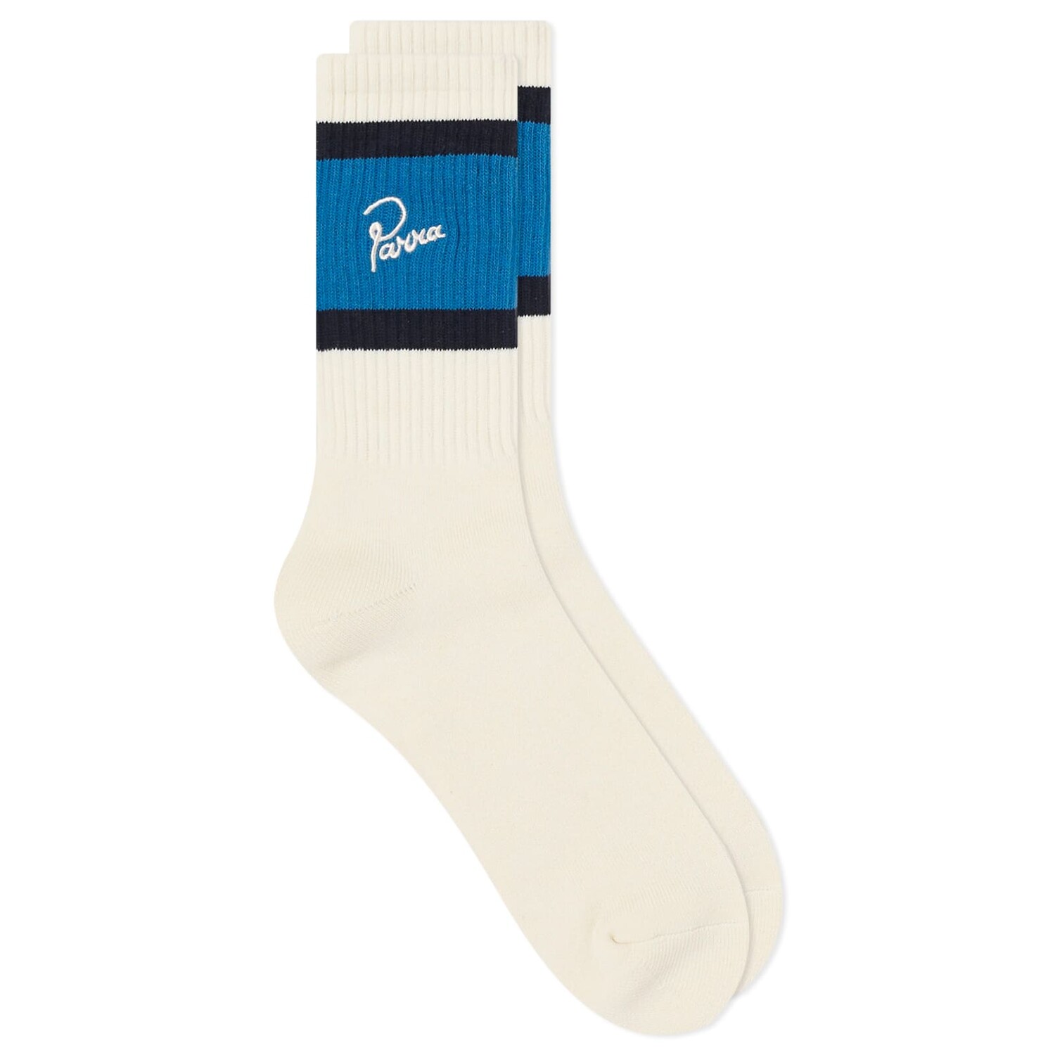 

Шорты By Parra Script Logo Socks, цвет Off White