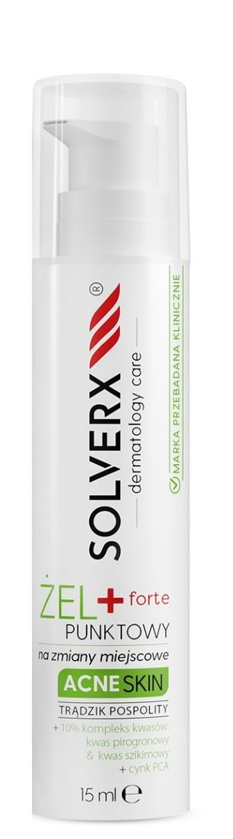 цена Solverx Acne Skin Forte точечный гель, 15 ml