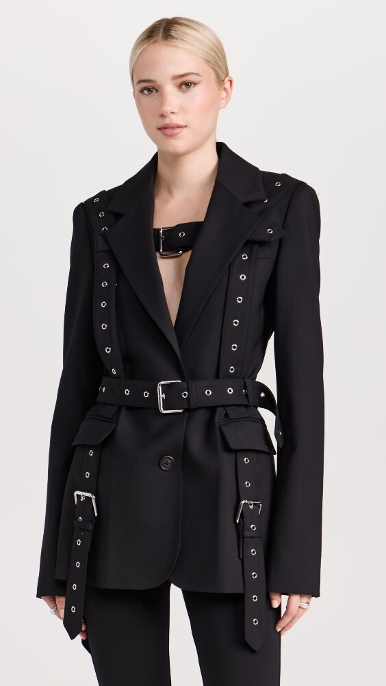 

Куртка Monse Grommet Detail, черный