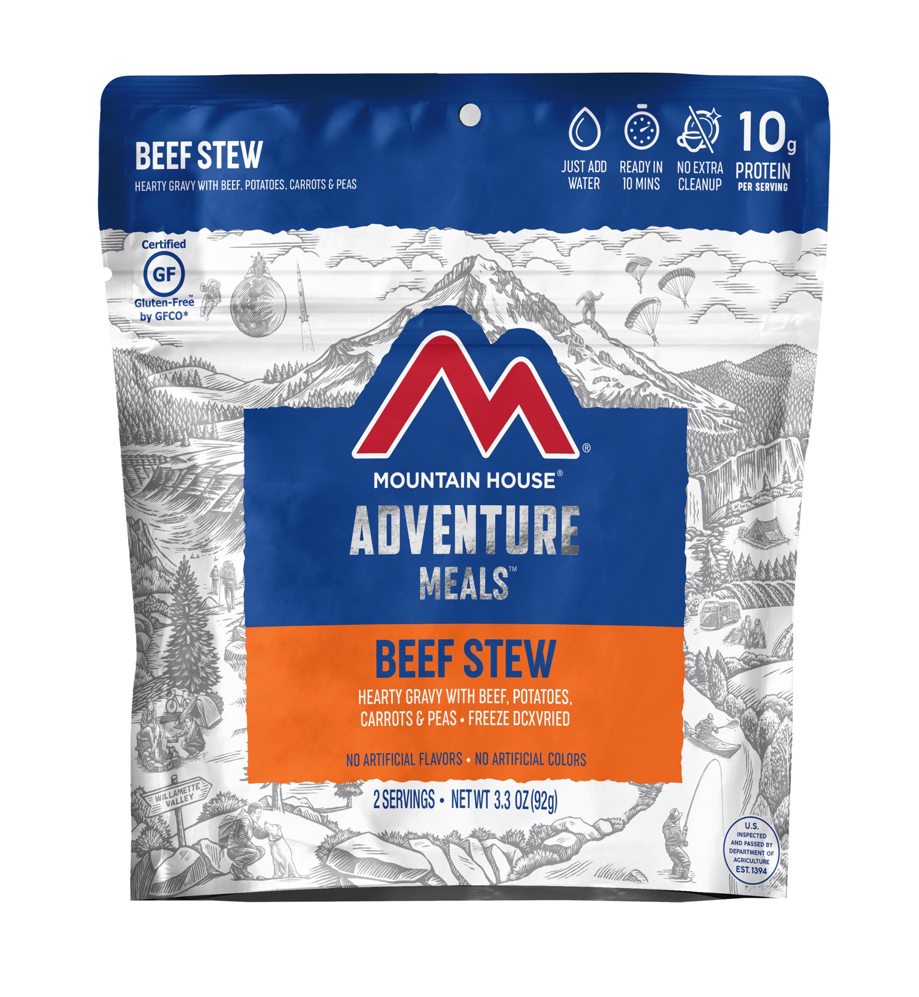 Тушеная говядина – 2 порции Mountain House говядина макларин тушеная 450 г