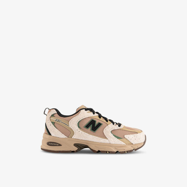 

Низкие кроссовки Mr530 из замши, кожи и сетки New Balance, бежевый