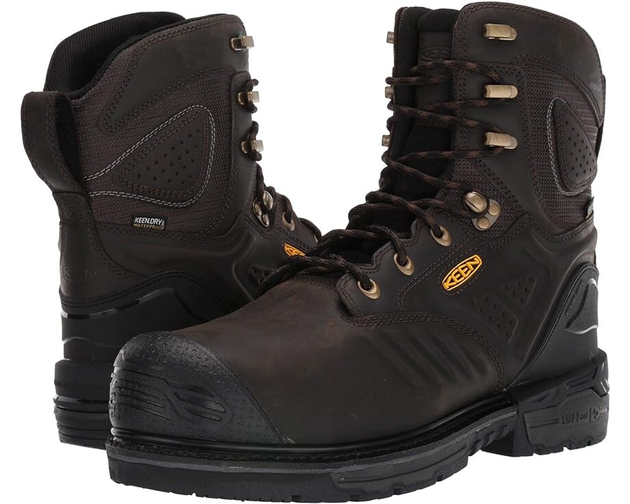 

Ботинки KEEN Utility CSA Philadelphia+ 8" 600G WP Carbon-Fiber Toe, цвет Cascade Brown/Black