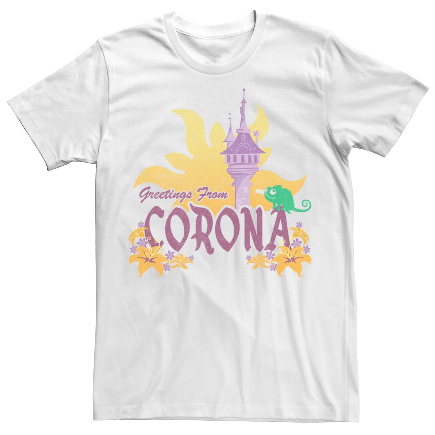 Мужская футболка Disney Tangled Greetings From Corona Licensed Character