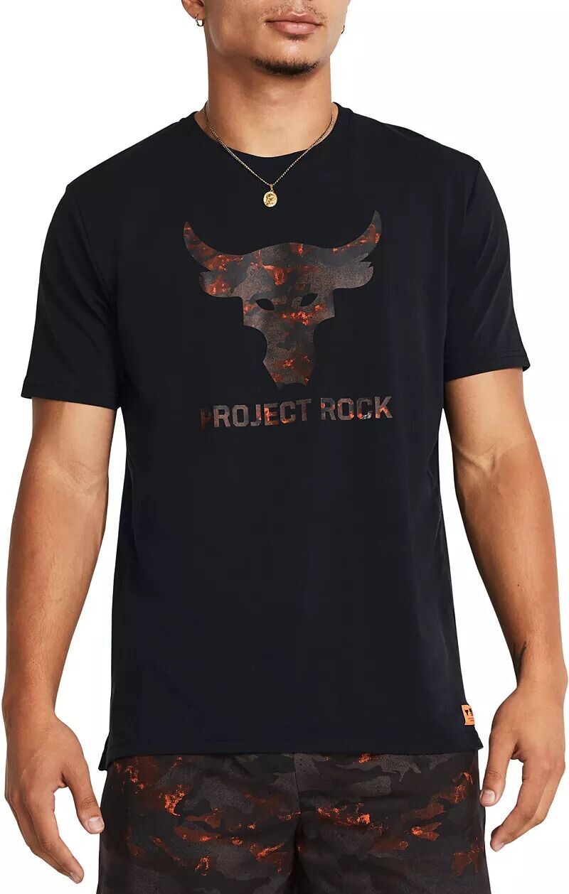 

Мужская футболка Under Armour Project Rock Veterans Day Brahma Bull, черный