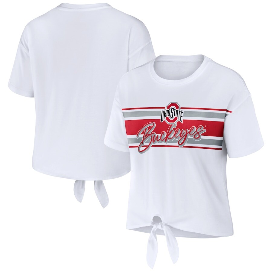 

Футболка с коротким рукавом WEAR by Erin Andrews Ohio State Buckeyes, белый