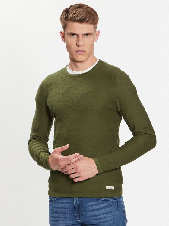 Облегающий свитер Blend, зеленый