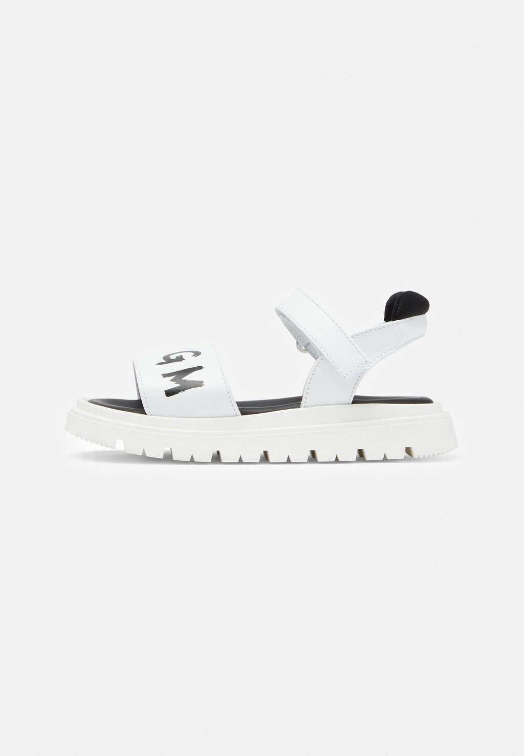 

Босоножки с ремешком MSGM, цвет white/black