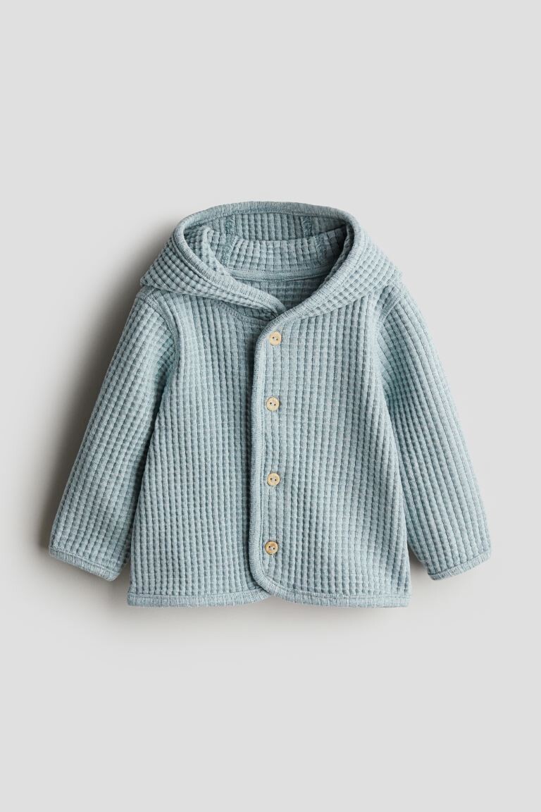 

Кардиган с вафельной структурой H&M, бирюзовый