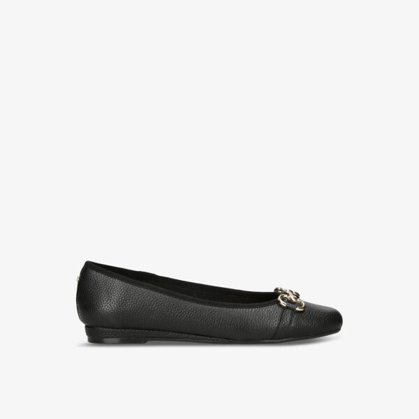 

Кожаные балетки click с декором horsebit Carvela Comfort, черный